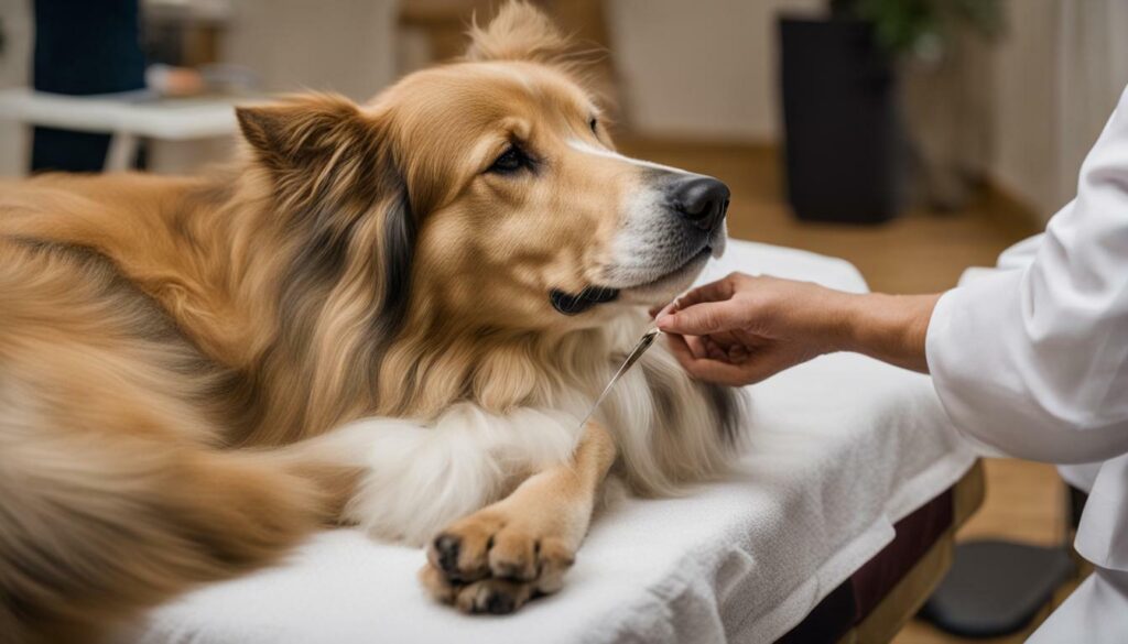 acupuncture and massage for senior dog pain relief